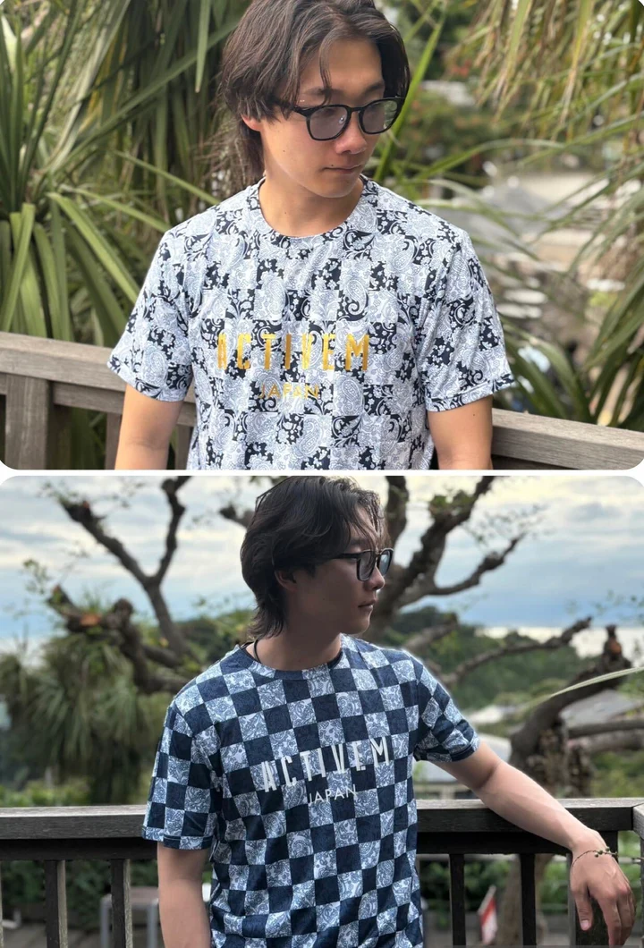 ペイズリー柄Tシャツ
